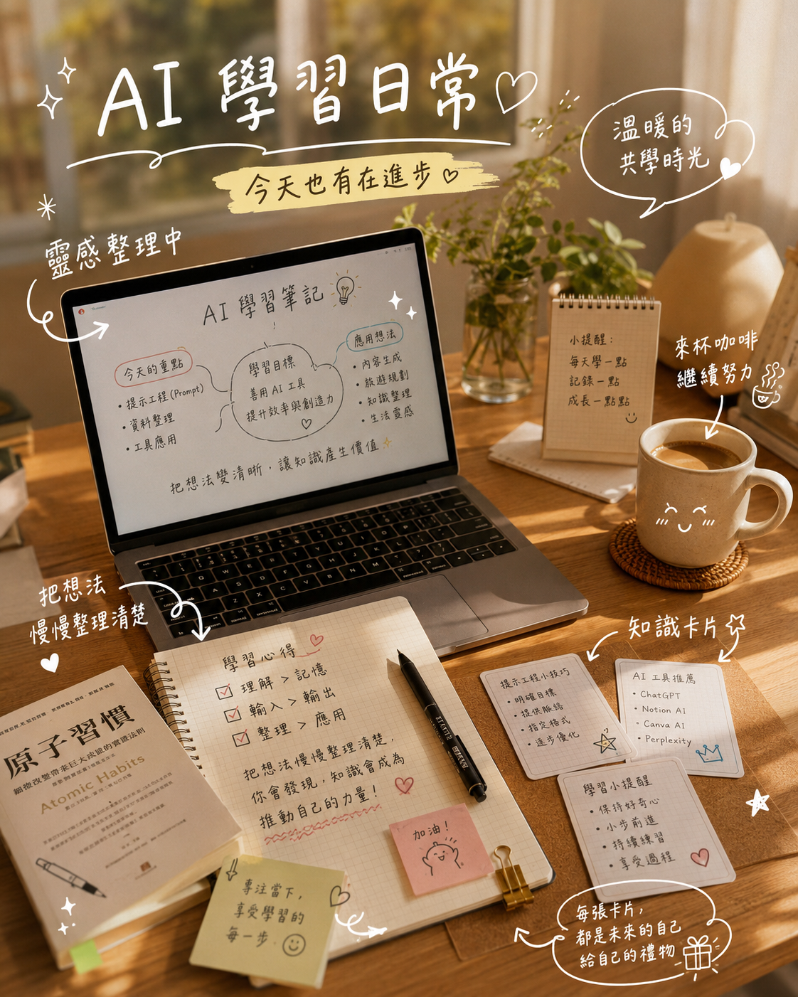 可愛註解圖片指令生成結果示意圖